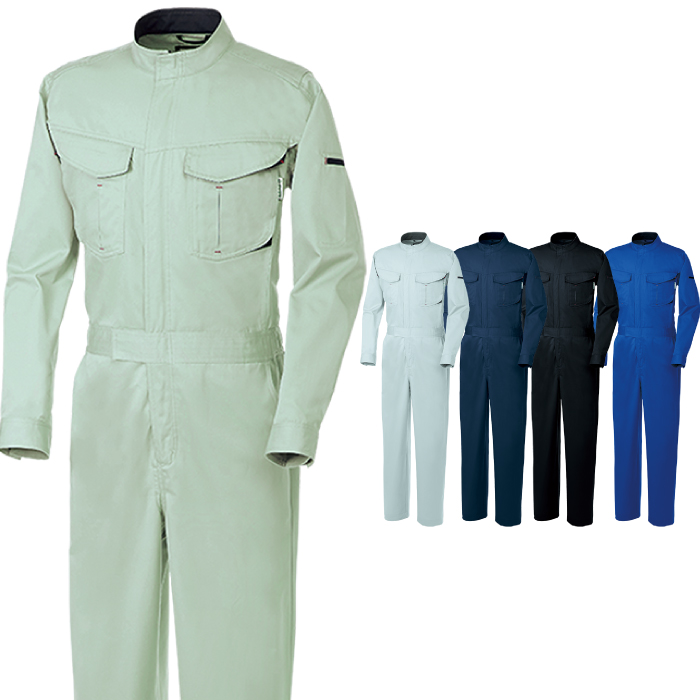 SOWA 桑和 長袖つなぎ 4200 制電続服（目付量260g/m） 年間 作業服 メンズ